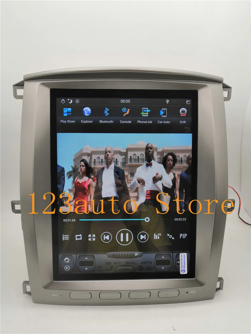 12,1 ''PX6 CARPLAY Tesla стиль Android 8,1 автомобильный DVD gps навигационный плеер для TOYOTA LAND CRUISER LC100 lexus LX470 2002-2007