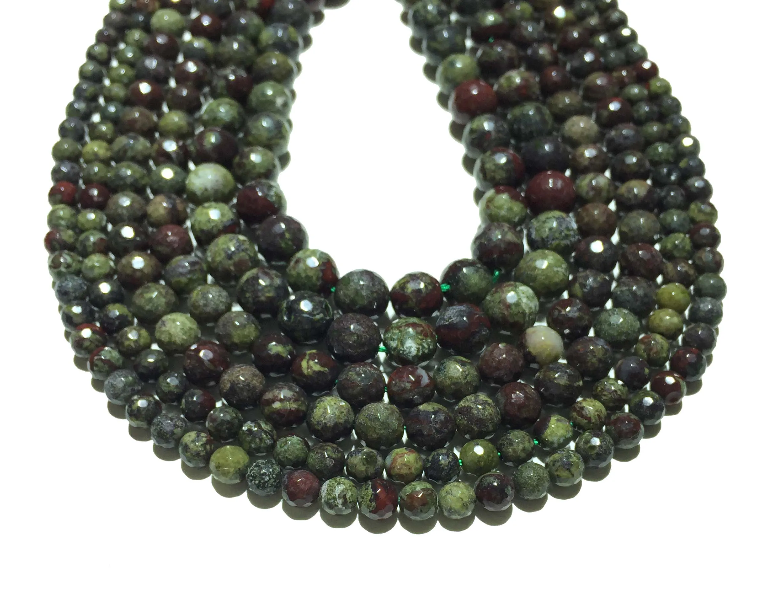 

Factory Price Natural 10mm Faceted Round Dragon Blood Jasper Crystals Gemstone Spacer Beads Jewelry Making DIY Bracelet Necklace
