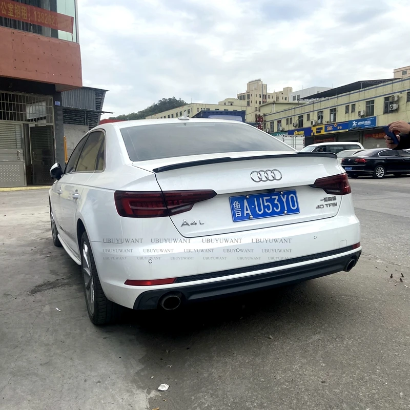 Спойлер UBUYUWANT для Audi A4 B9 2017 2018 задний спойлер багажника высококачественный