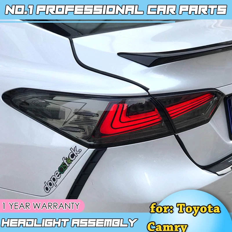 Автомобильные аксессуары для 2018 Toyota Camry задние фары светодиодные DRL +
