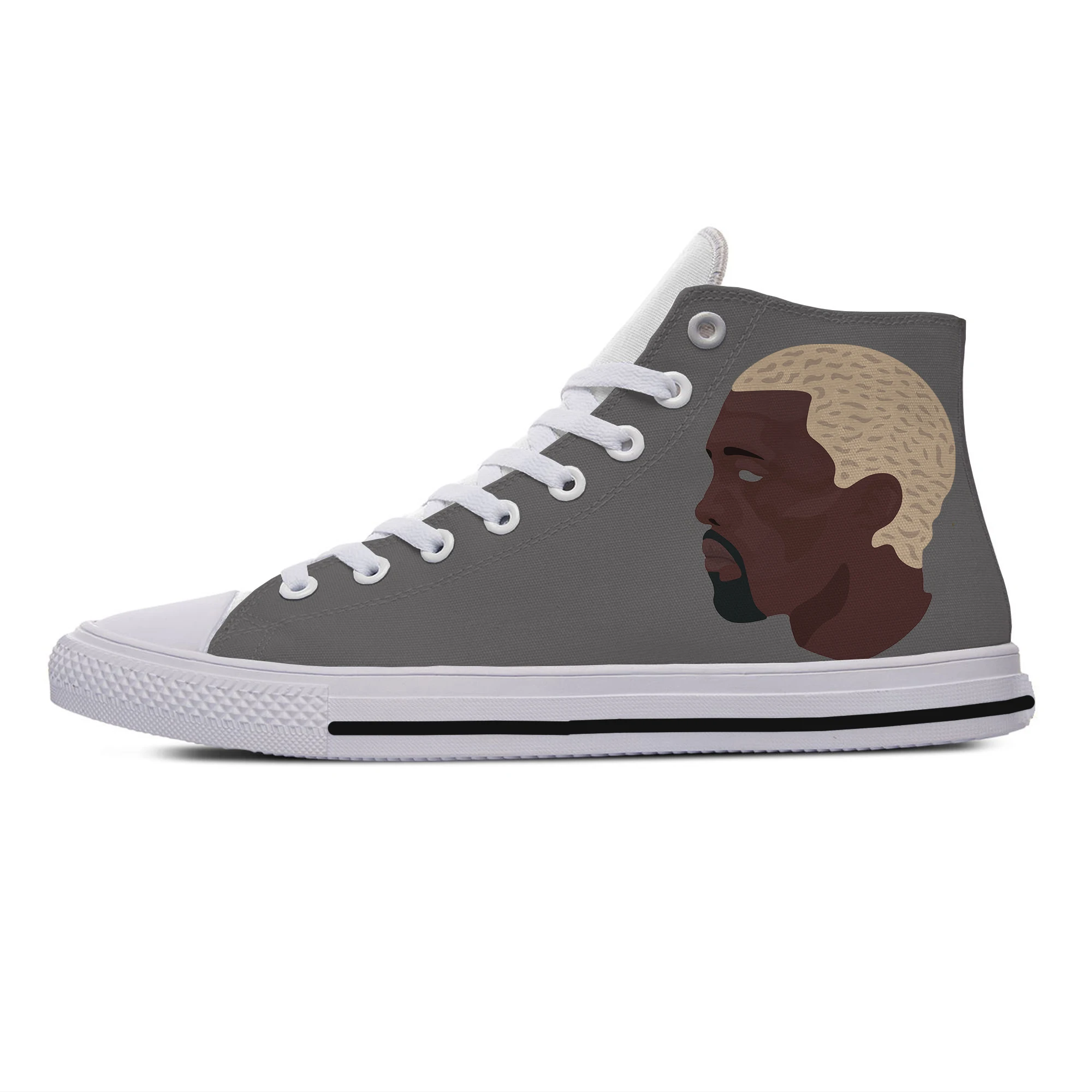 

Kanye West Canvas Shoes Men Women Fashion Summer Casual Sneakers Student Casual Shoes High Top Vulcanize Shoes 2021 New