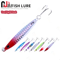 newup high quality metal cast jig spoon 17cm 21g casting jigging lead fish sea bass fishing lure artificial bait tackle pesca