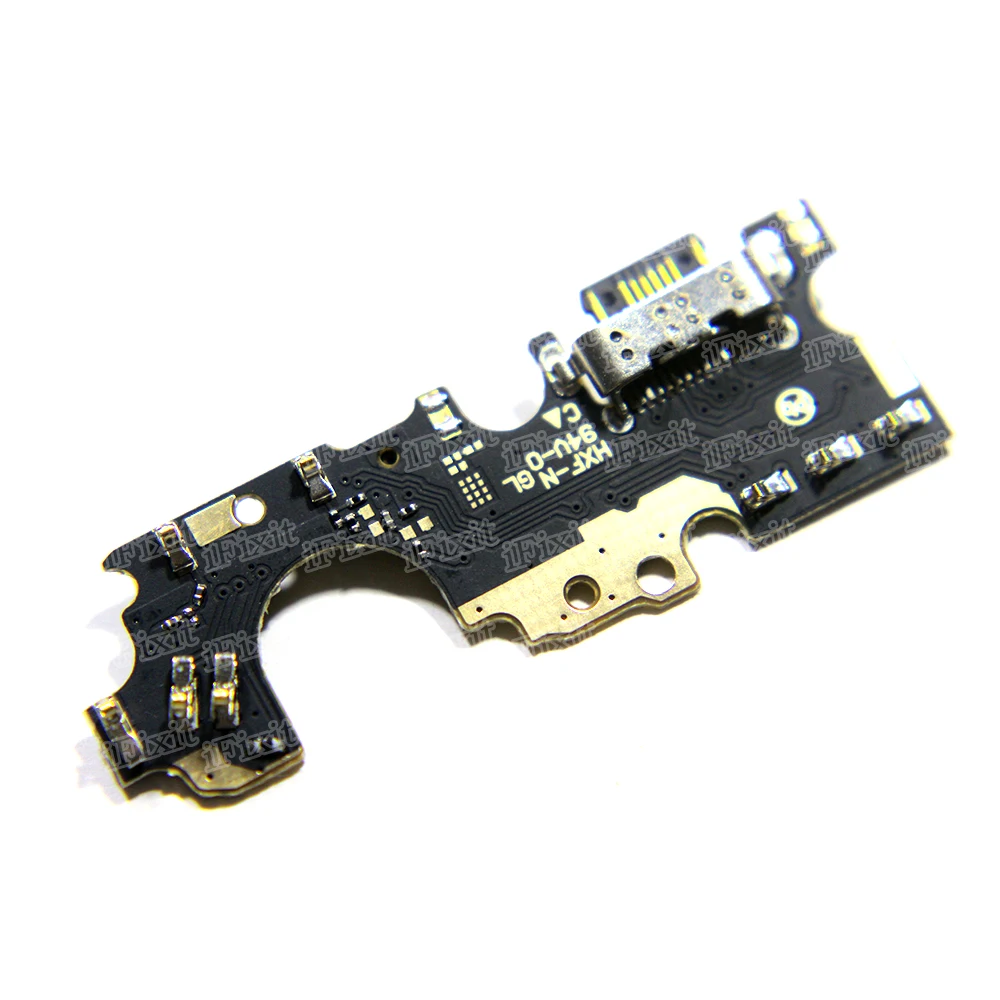 Гибкий кабель с разъемом USB для зарядки, разъемом для наушников и микрофоном для Motorola Moto One Power / P30 Note.