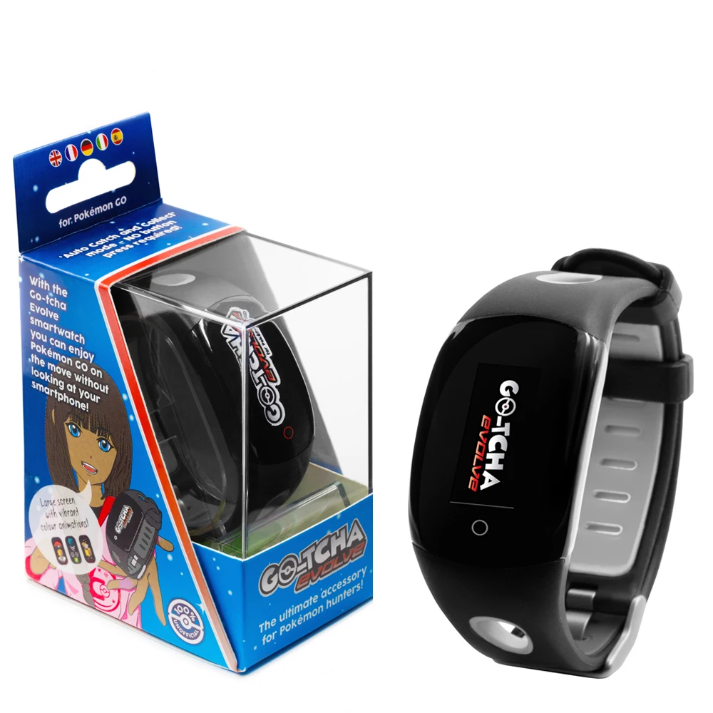 Datel Go Tcha Evolve Dlya Pokemon Go Plus Avtomaticheskij Zahvat Dlya Bluetooth Svetodiodnyj Sensornyj Smart Chasy Braslet Dlya Iphone Android Zapasnye Chasti Aliekspress