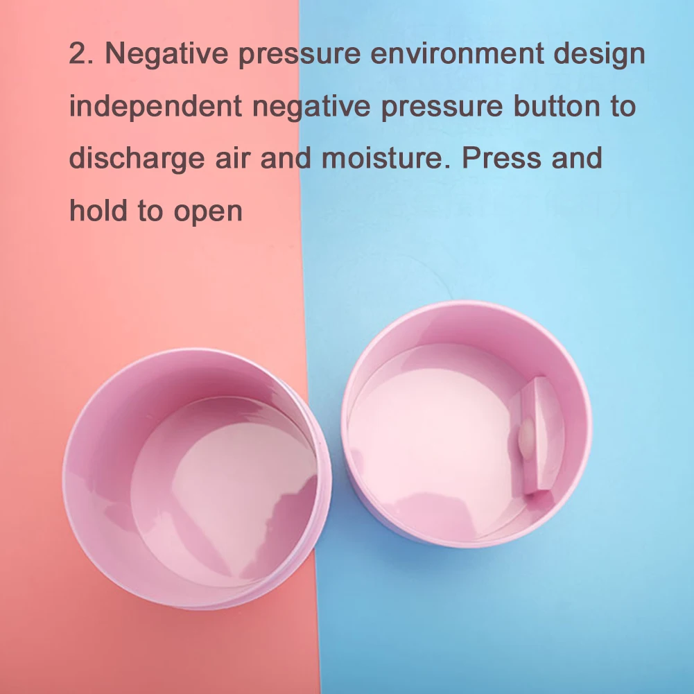 

Portable Moisture Proof Home Travel Eyelash Glue Storage Tank Solid Sealed Container For Grafting Eye Lash Matte Hard Plastic