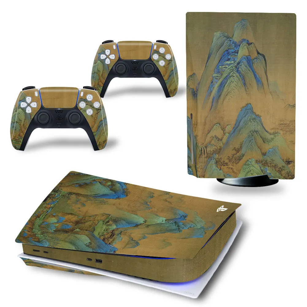 

Наклейка для консоли PlayStation 5 и 2 контроллеров PS5