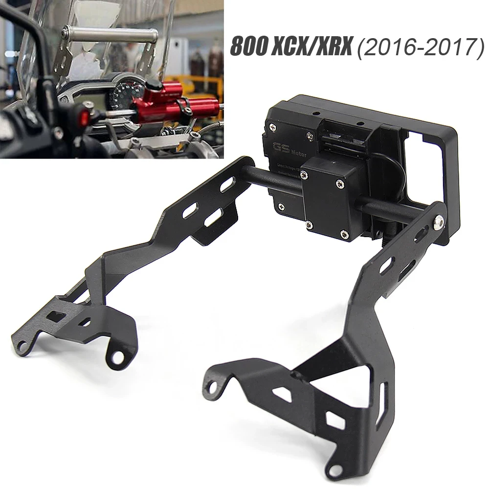 Мотоцикл 2016 2017 подходит для Tiger 800 XCX/XRX Передняя подставка телефона держатель