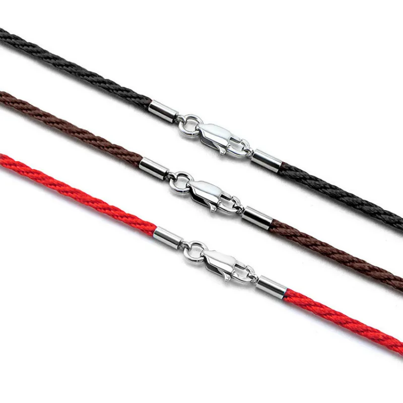 Хлопковая веревка 2 мм 3 длинные ожерелья и подвески фурнитура сделай сам