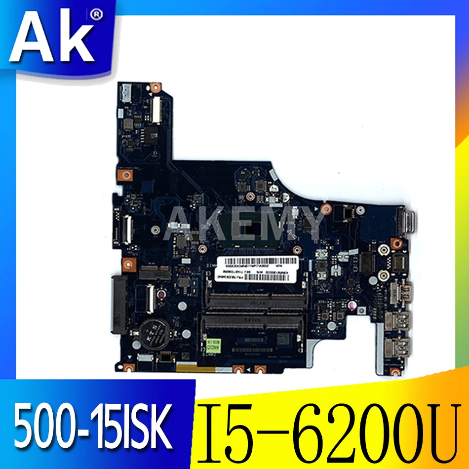 

Akemy For Lenovo 500-15ISK Laptop Motherboard SR2EY I5-6200U AIWZ2 AIWZ3 LA-C853P Main Board 100% well working
