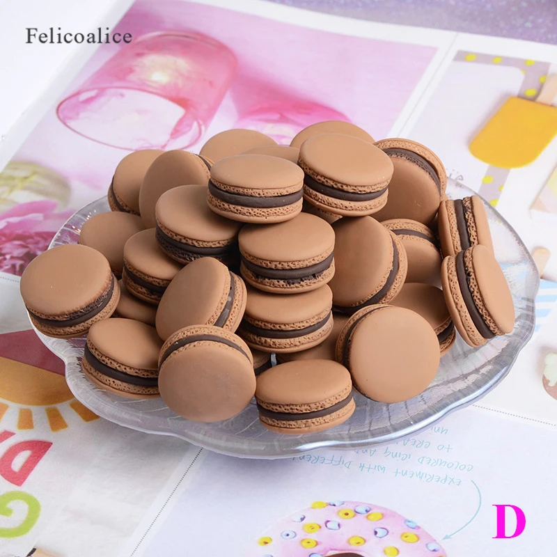 6 шт./пакет моделирование мгновенной проявки Macaroon конфеты Slime Шарм аксессуары Kawaii