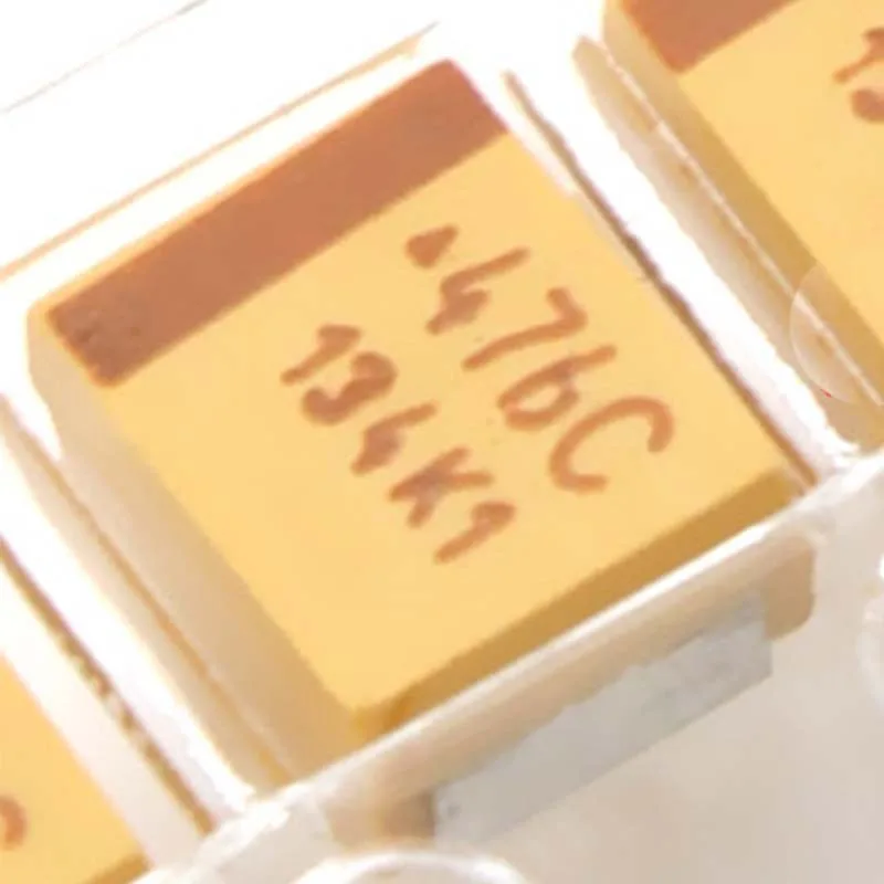 10 шт./лот 16 в 47 мкФ маркировка 476C 3528 1210 SMD танталовые конденсаторы размер корпуса