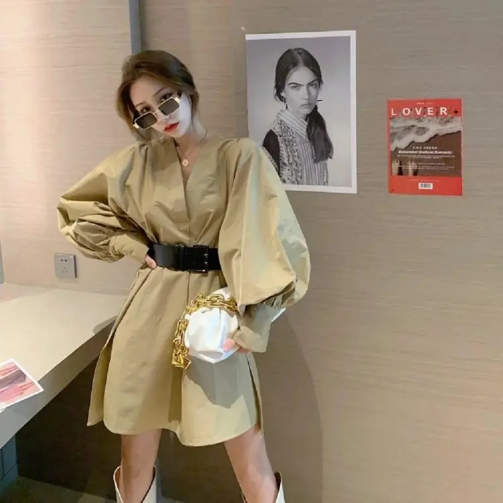 Винтажное белое платье в японском стиле весна лето длинное трапеция Корейском