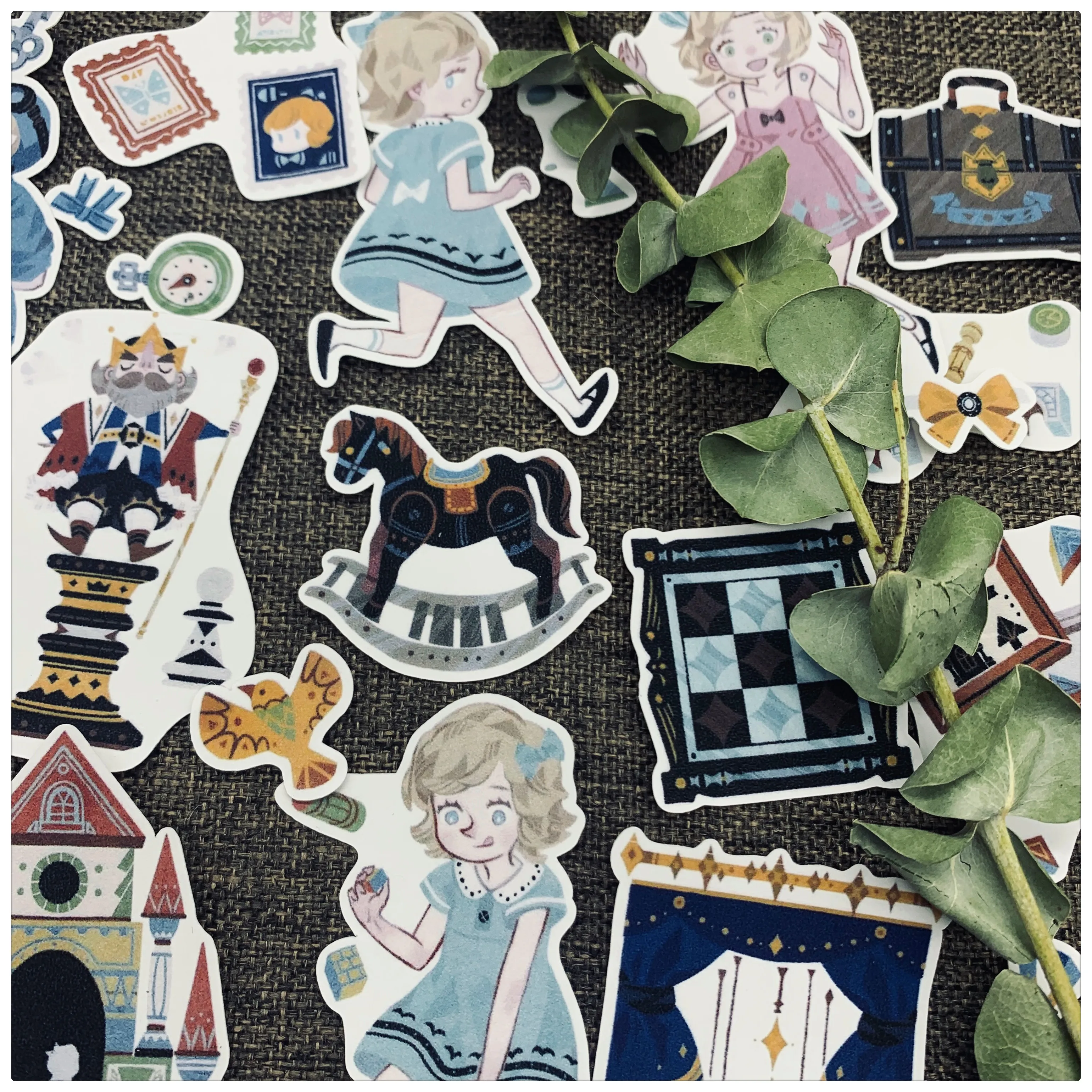 

30Pcs/Bag Vintage Toy Kingdom Sticker DIY Craft Scrapbooking Album Junk Journal Planner Decorative Stickers