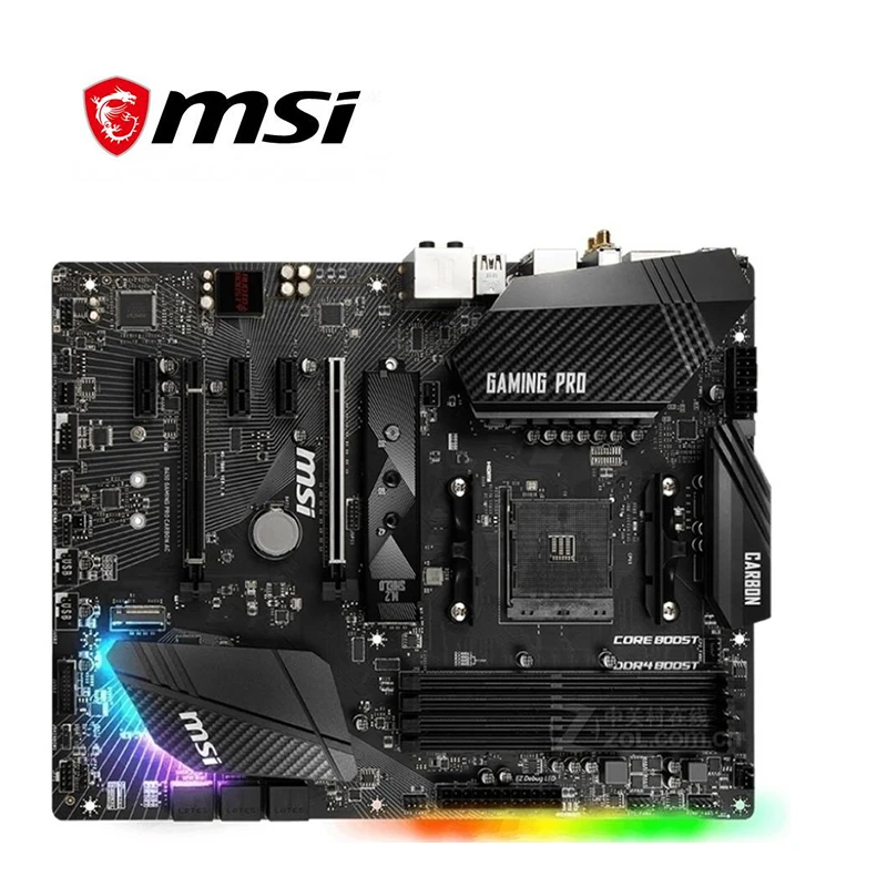 Материнская плата для MSI B450 GAMING PRO разъем AM4 DDR4 AMD B450M M.2 PCI E 3 0 оригинальная