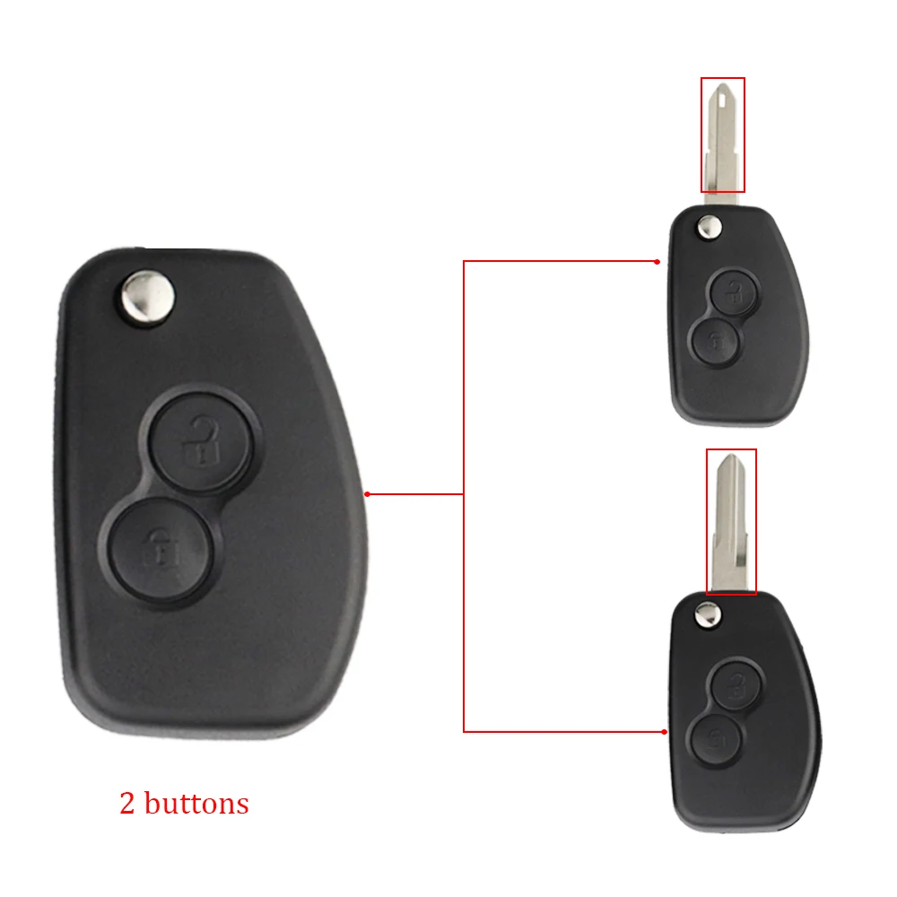YIQIXIN VAC102 Ne72 модифицированный чехол для ключа Renault Dacia Modus Duster Clio Espace раскладной