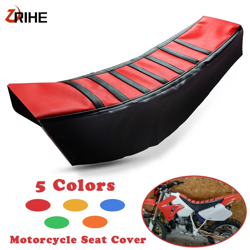 

Dirt Bike Motocross Ribbed Rubber Gripper Soft Seat Cover Motorcycle Parts For Honda CRF250R CRF450R CRF250L CRF230M CRF230L FTR