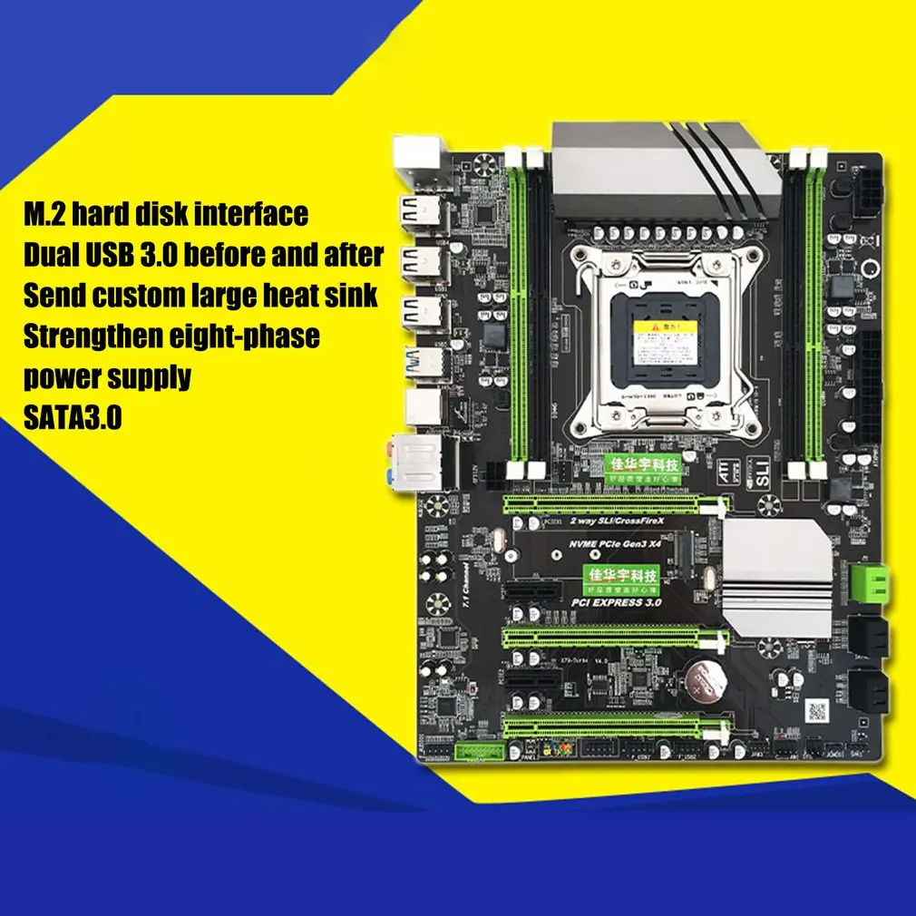 X79T DDR3 настольных ПК материнская плата LGA 2011 Процессор компьютер 2 канала игровые Поддержка M.2 E5-2680V2 i7 SATA 3,0 USB 3,0 для Intel B75