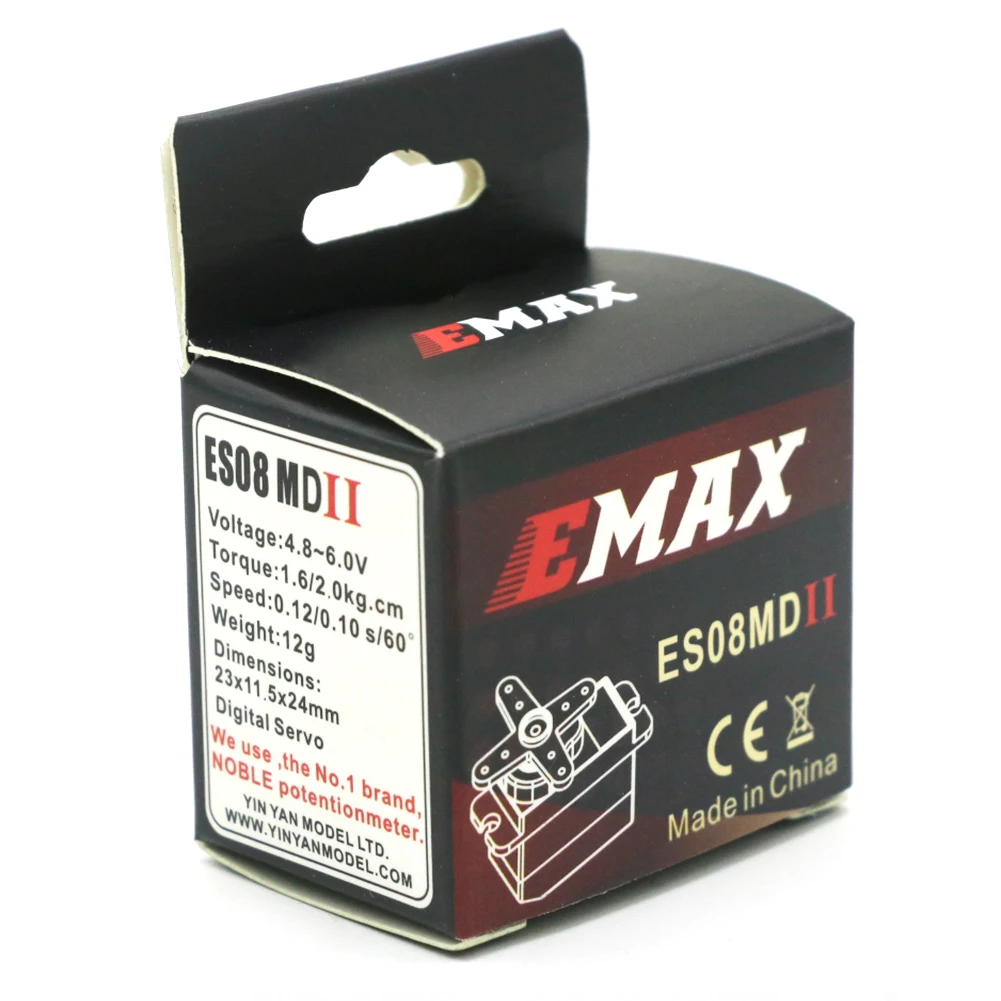 EMAX ES08MDII ES08MD II металлическая Шестерня цифровой сервопривод sg90 ES08A ES08MA MG90S TREX 450