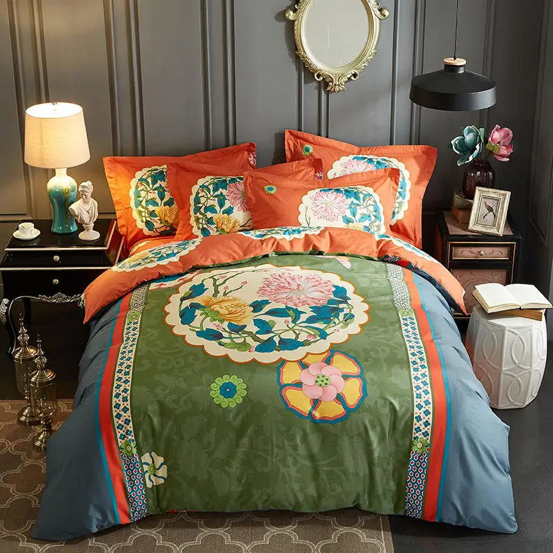 Bohemian 3d comforter bedding sets thicken duvet cover set winter bedsheet Pillowcase queen king size Bedlinen bedspread flat | Дом и сад