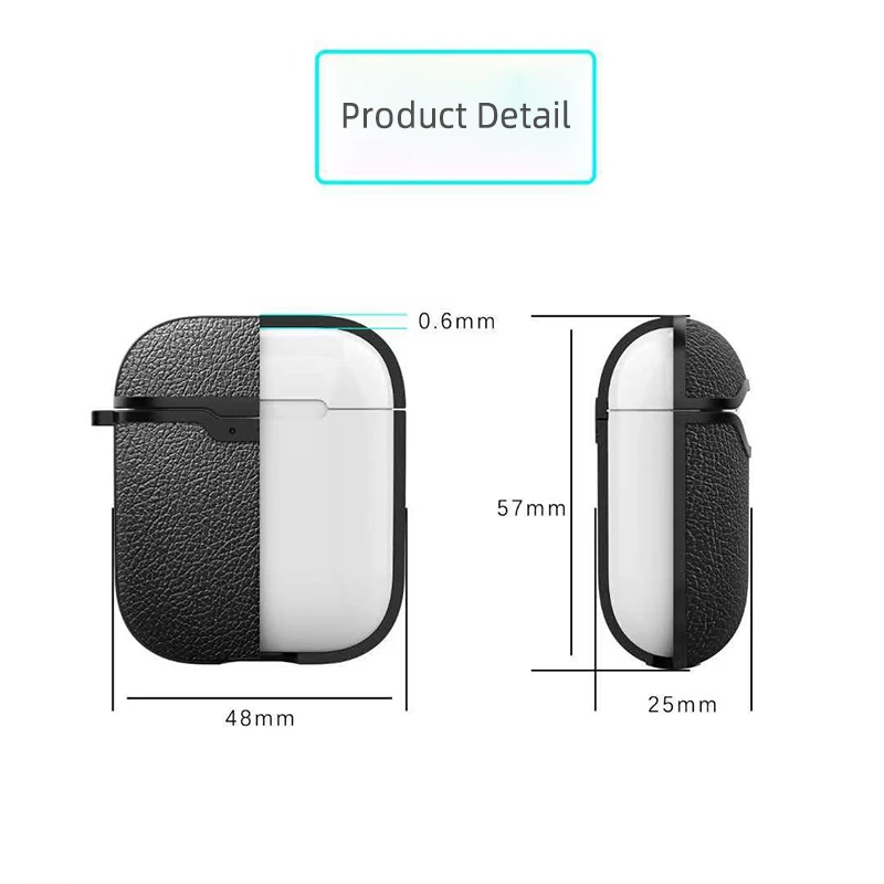 McGeSin кожаный чехол для наушников Apple Airpods защитный беспроводных Airpod аксессуары i12
