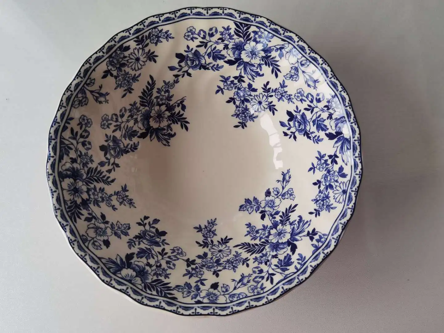 

British Classic Devon Blue and White Series 8.5-Inch Rice Bowl