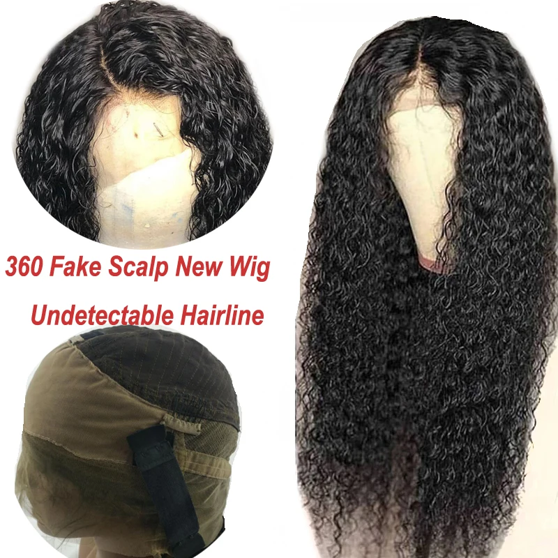 Предварительно выщипанный Отбеленный узел HD поддельная кожа головы 360 Кружева