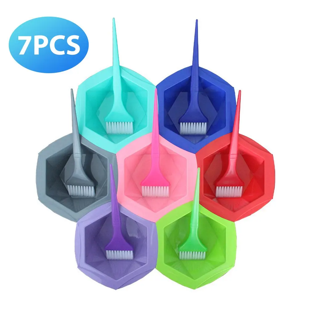 

14pcs/set Professional Salon Hair Dyeing Suit Perm And Dye Hair With Oil Bowl Brush Set Dyeing Tools