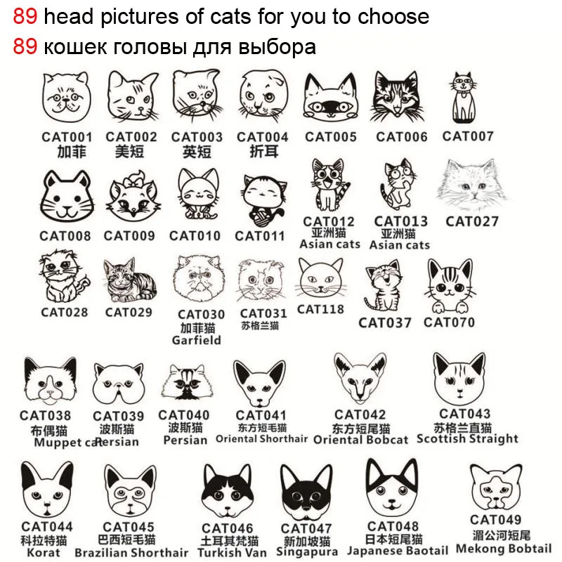 Ярлык с котом Бесплатная гравировка котенок щенок анти-потерянный из