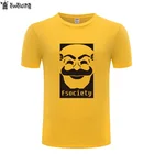 Футболка мужская хлопковая с коротким рукавом, забавная уличная одежда с принтом робот Бэнкси фити из американского ТВ, стиль лето