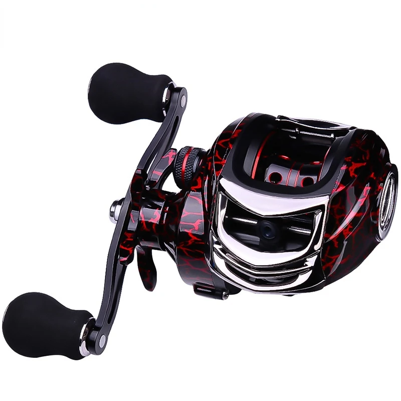 

7.1:1/7.2:1 Fishing Reel Carbon Shell Lightweight Pesca Wobbler Magnetic Brake Max Drag 15LB-22LB Bait Casting Reel Tackles