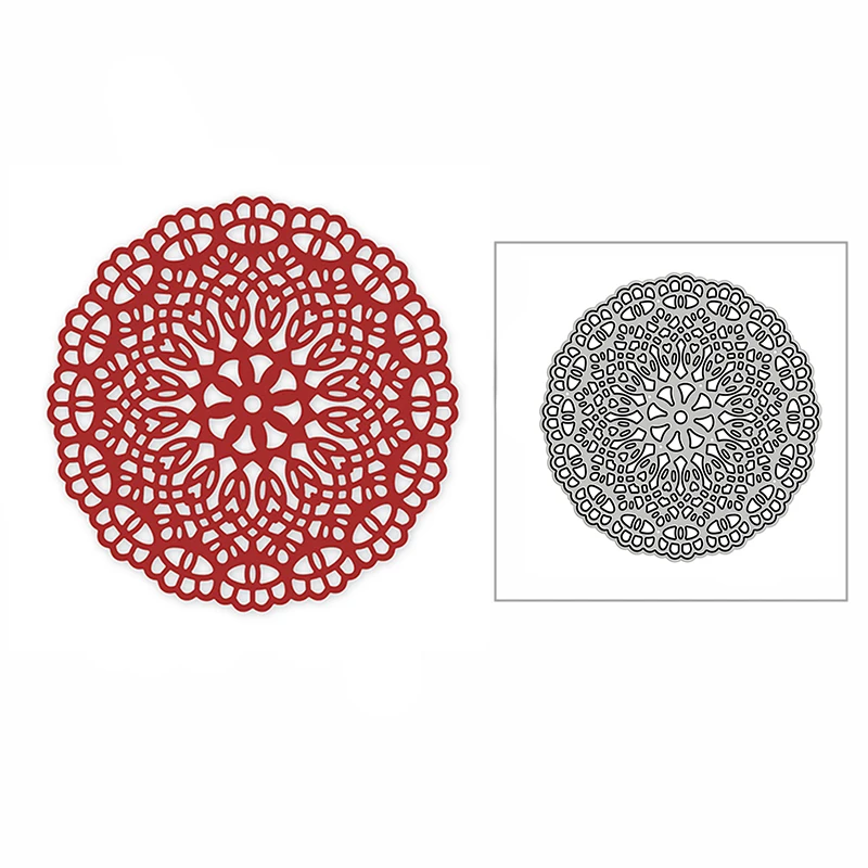

New Kaleidoscope Circle Frame 2020 Metal Cutting Dies for DIY Scrapbooking and Card Making Decorative Embossing Craft No Stamps