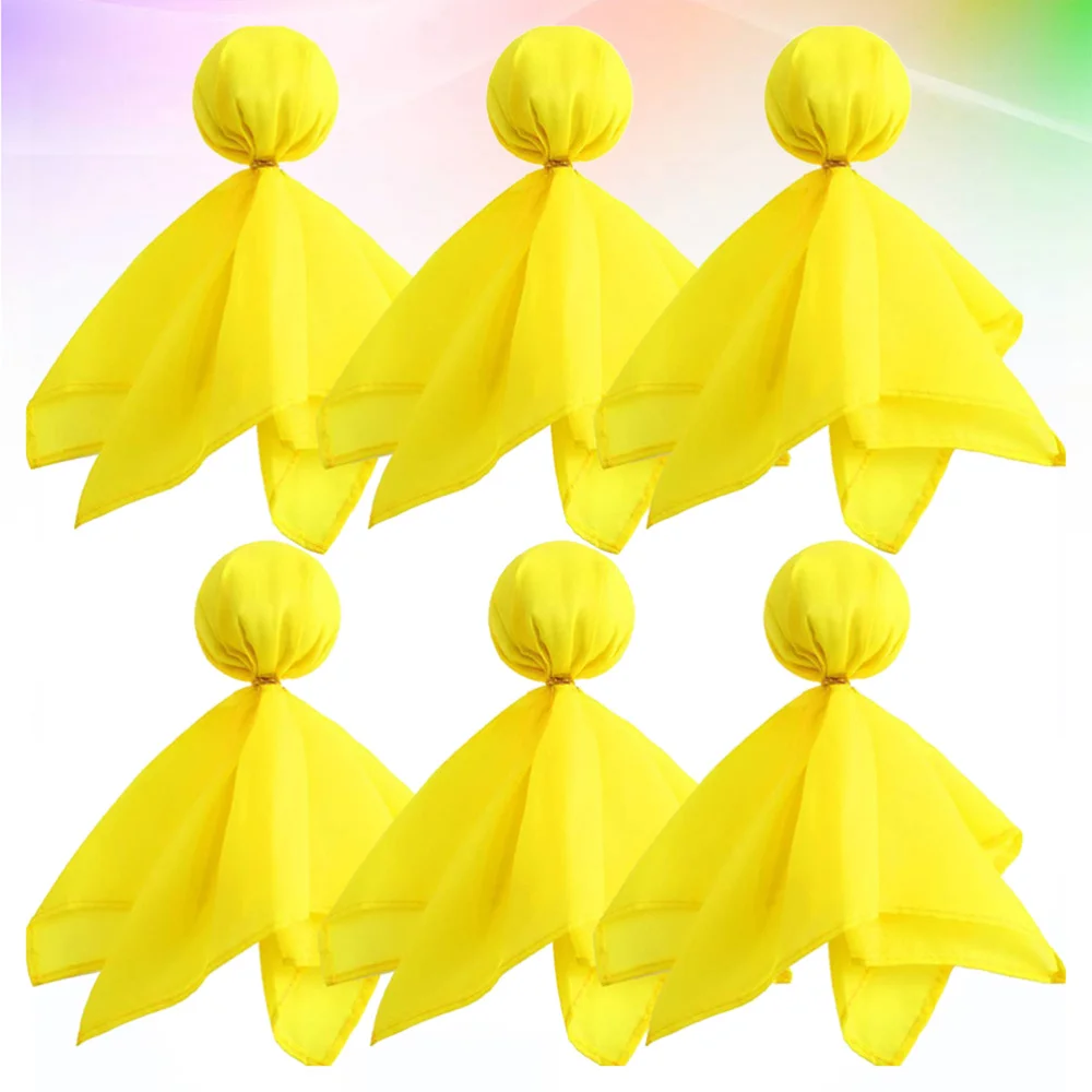 

6pcs Professional Soccer Penalty Flag Tossing Flags Football Sports Penalty Props Football Game Accessory for Outdoor (Yellow)