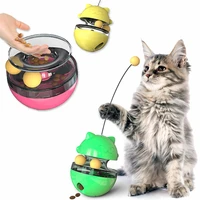 cat adjustable toys fun tumbler pet food entertainment toys attract attention for pets food dispensing hole