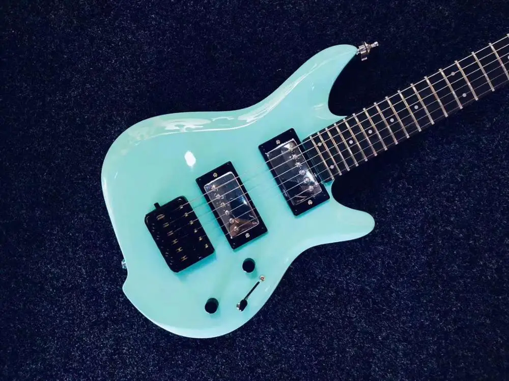 Новая электрическая гитара ALP LEAF100 портативная Детская без головы для начинающих