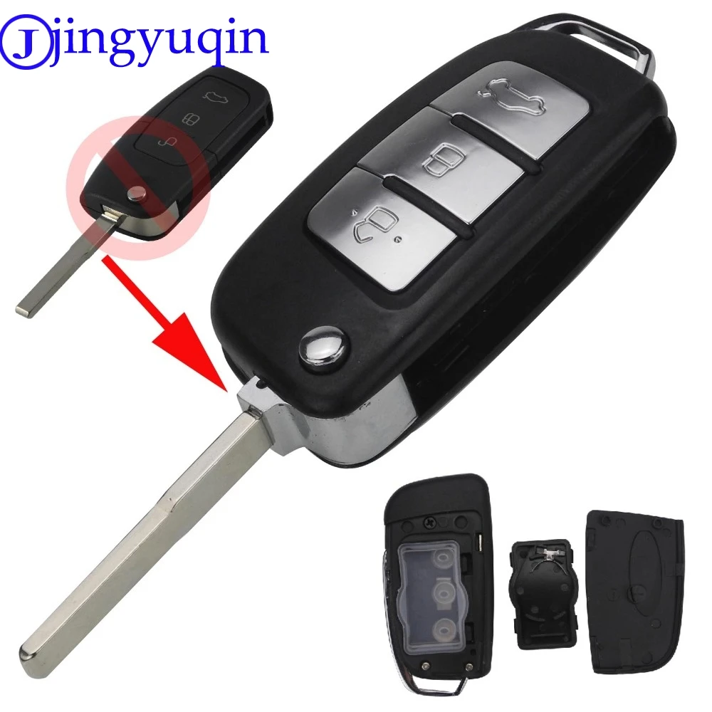 Модифицированный 3 кнопочный откидной пульт дистанционного управления jingyuqin