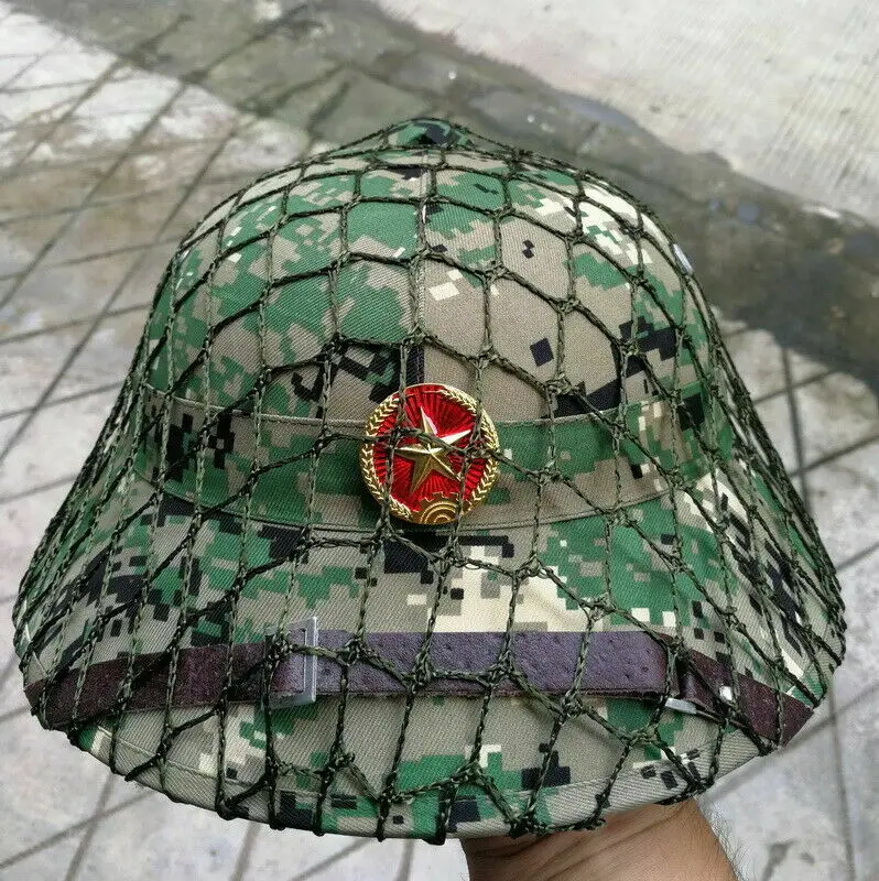 Вьетнамский военный солдат боевой шлем цифровая камуфляжная шляпа кепка | Спорт