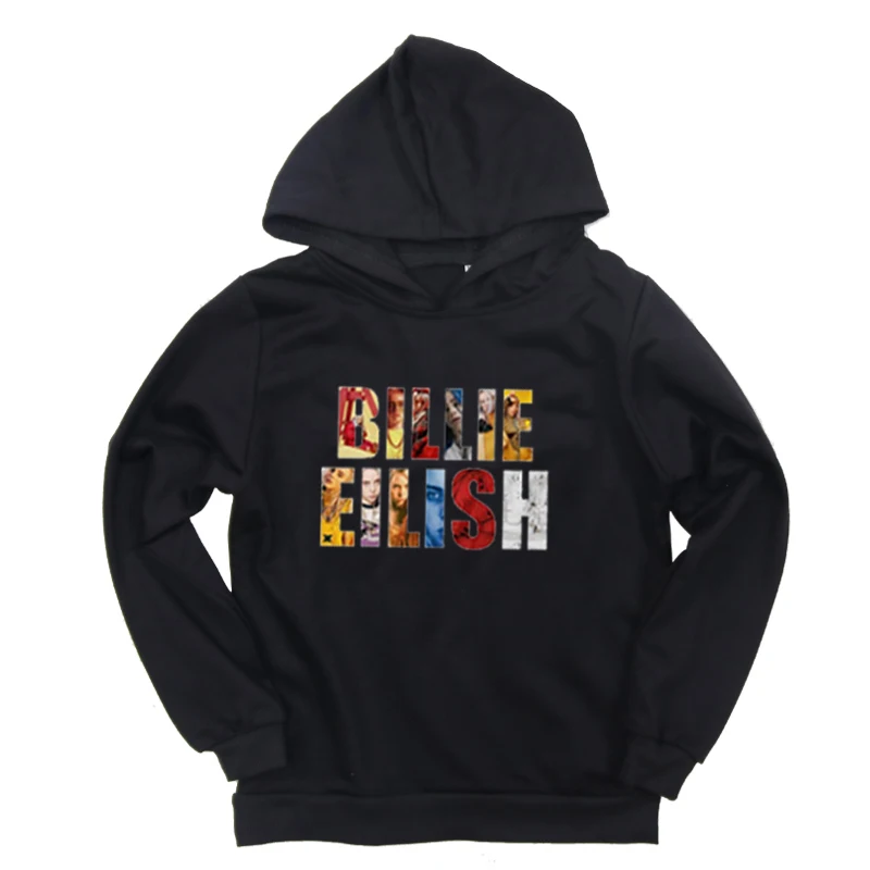Hoodies 10 Новинка года; детские толстовки с капюшоном и принтом Billie Eilish для малышей; повседневные осенние толстовки для мальчиков и девочек; спортивная одежда с капюшоном для детей-подростков; Одежда для младенцев - Цвет: Hoodies 10