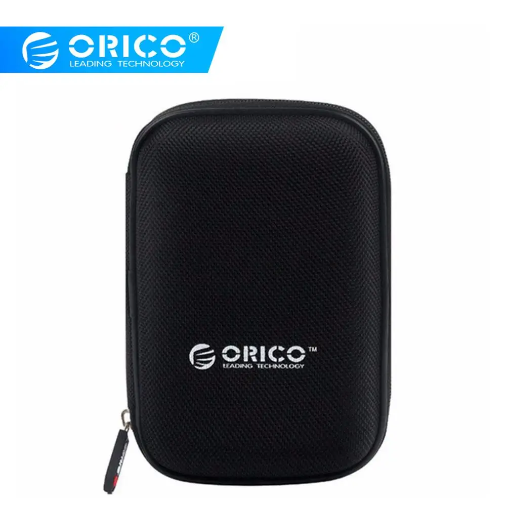 ORICO Black EVA 2,5 дюймов мобильный жесткий диск игра HDD& SSD сумка с кабелем хранения пакет игровой кабель Чехол для зарядного устройства samsung WD