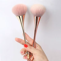 large rose gold foundation powder blush brush professional make up brush tool set cosmetic very soft big size face makeup brushe