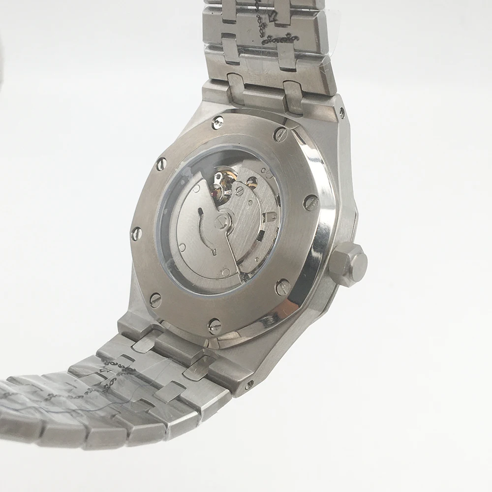 Мужские часы из нержавеющей стали с восьмиугольным циферблатом 42 мм|Мужские