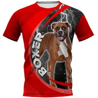boxer 3d printed t shirts women for men summer casual tees short sleeve t shirts short sleeve drop shipping