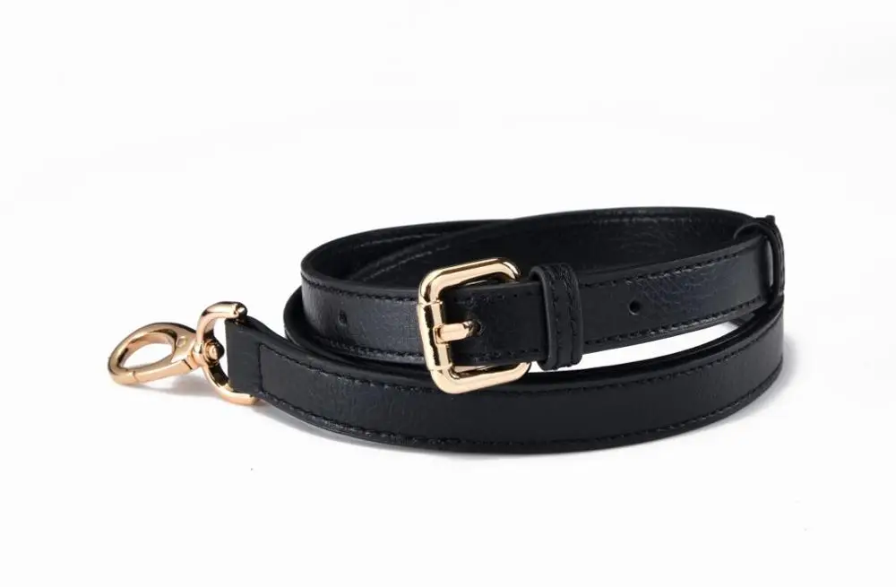 1.8CM black 1,2/1,8 см ширина из натуральной кожи подгоняемый Замена крестообразные ремни сумка Аксессуары Золотая Серебряная фурнитура крест узор - Цвет: 1.8CM black