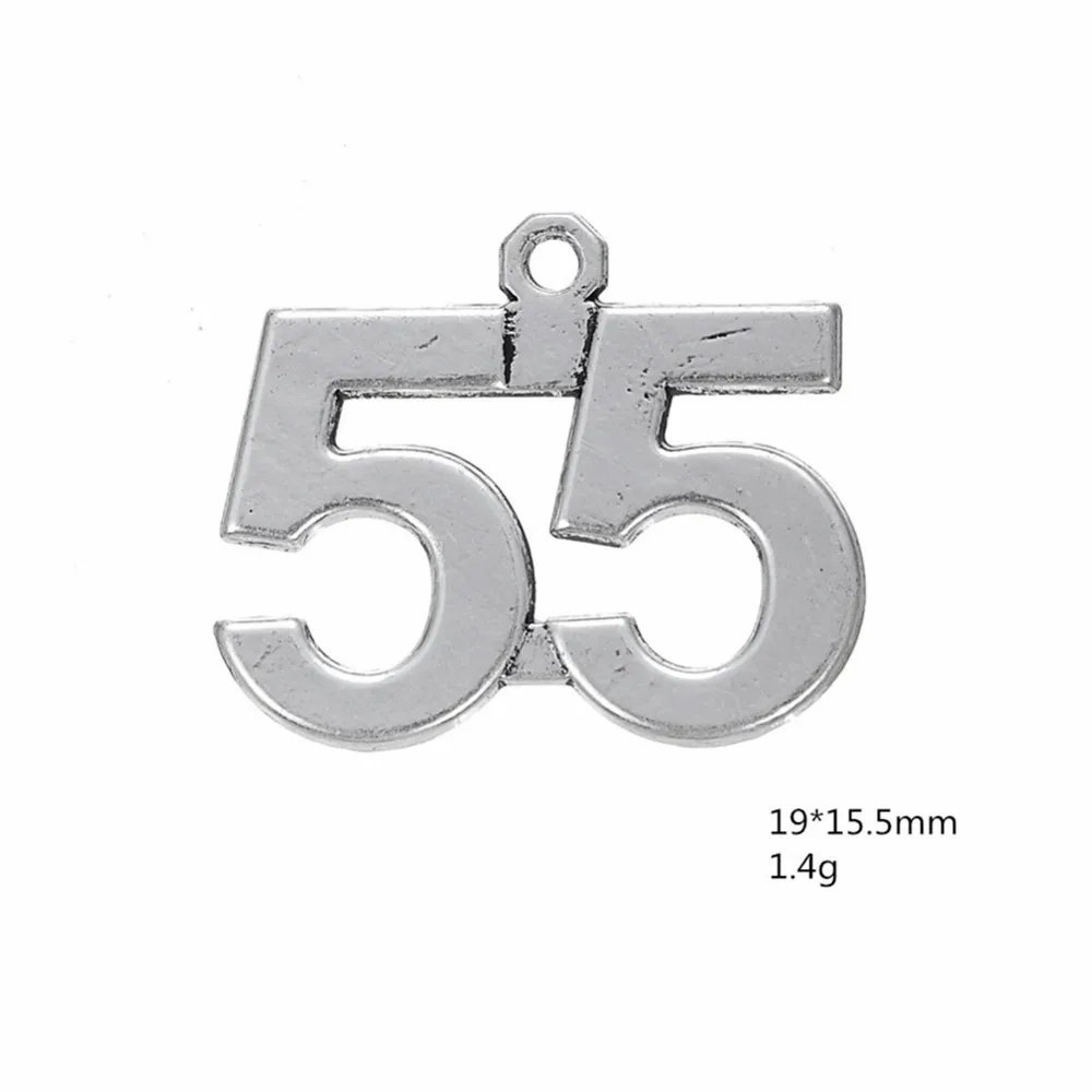 Подвеска LIKGREAT с маленькими цифрами для ожерелья браслета дня рождения памяти
