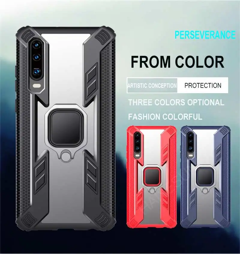 Роскошный защитный силиконовый чехол для телефона huawei P30 Pro mate 20X Honor 20 10 Lite 8X P Smart Y7 Y9 силиконовый чехол с кольцом