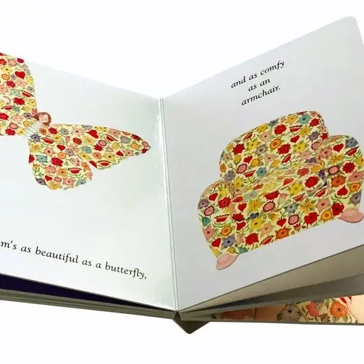 

English My Mum Books Original Child Enlightenment Entry Parent-Child Picture Book Cardboard Reading Book Enlightenment Book Art