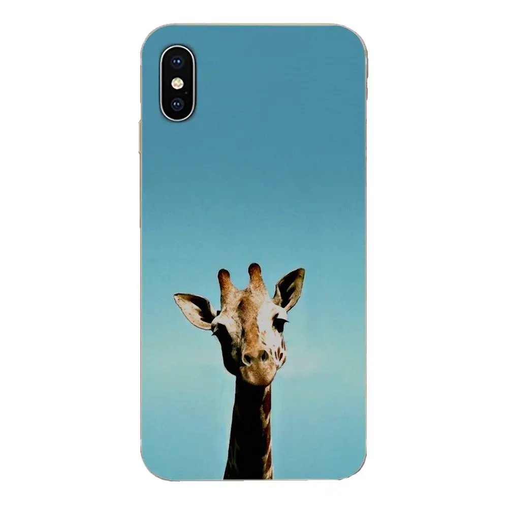 Мягкие ТПУ чехлы с милым жирафом для Galaxy Note 10 A10E A10S A20S A30S A40S A50S A6S A70S A730 A8S M30S S2 S3