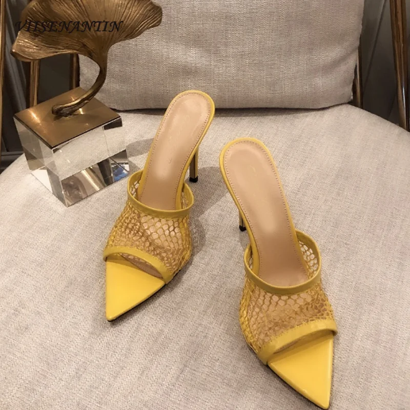 

Летнее платье в стиле ретро; Стильные привлекательные вечерние туфли-лодочки, острый носок, открытыми пальцами с глубоким вырезом, сеточной...