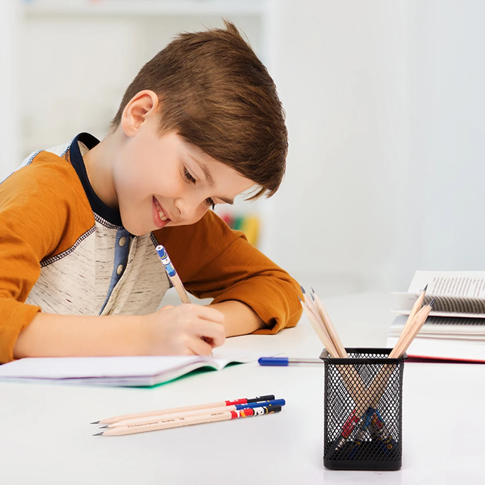 

36pcs/pack Deli Pencils Student School Exam Writing Pencil PP Box 2B Pencil Cartoon Children Fresh Drawing Painting Art Sketch