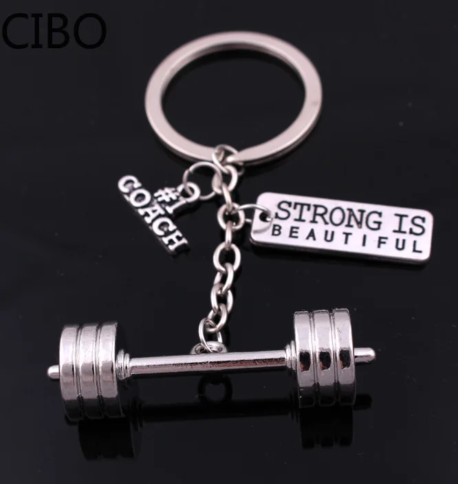 2019 новая штанга вес Шарм цепь брелок * фитнес Гиревой спортзал Кроссфит |