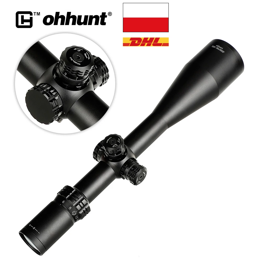 Корабль из Польши ohhunt тонкий край 6 36X56 SF охотничьи скопы Mil Dot стекло рептилии